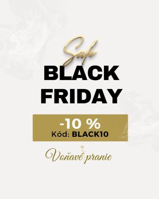 🖤 BLACK FRIDAY je tu! Užite si voňavé zľavy a spríjemnite si pranie so zľavou -10 % na celý nákup. ✨ Stačí použiť kód:...
